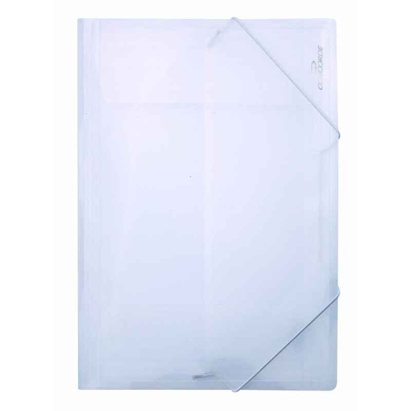 Spisové desky A4 s gumou Concorde - čirá