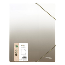 Spisové desky A4 s gumou Gradient - šedá