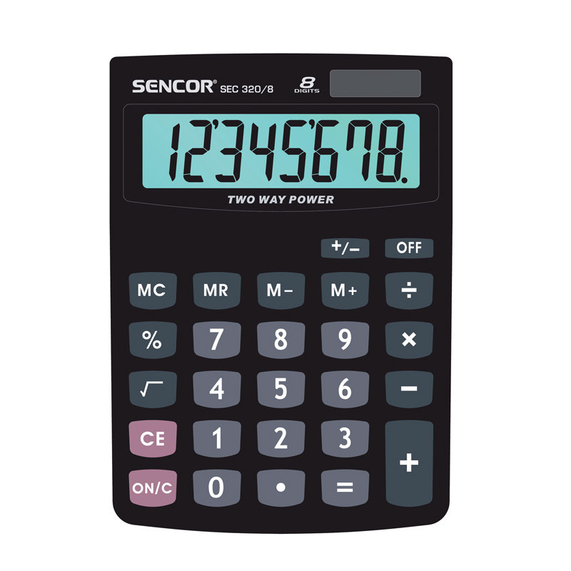 Kalkulačka Sencor SEC 320 displej 8 míst