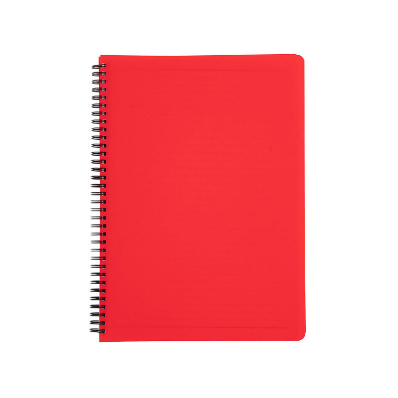 Blok kroužkový CLASSIC - A5 / linka / červená