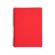 Blok kroužkový CLASSIC - A5 / linka / červená