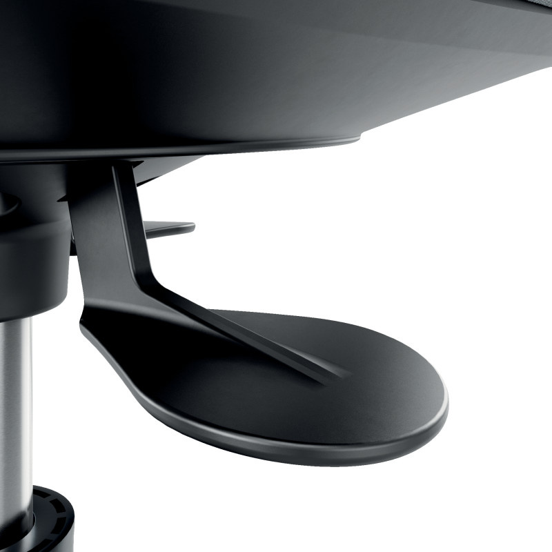 Balanční židle Leitz Ergo s kolečky - šedá