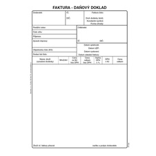 Faktura daňový doklad Baloušek A5 / 50 listů / NCR / PT199