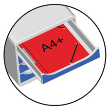 Zásuvkový box Exacompta Iderama - bílý duhový / 5 zásuvek na výšku