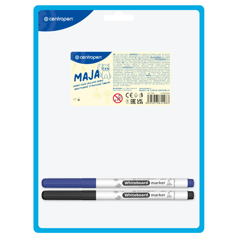 Oboustranně stíratelné tabulky Centropen - 7729 Mája