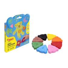 Voskové pastelky JOVI trojúhelníkové - 8 ks