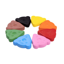 Voskové pastelky JOVI trojúhelníkové - 8 ks