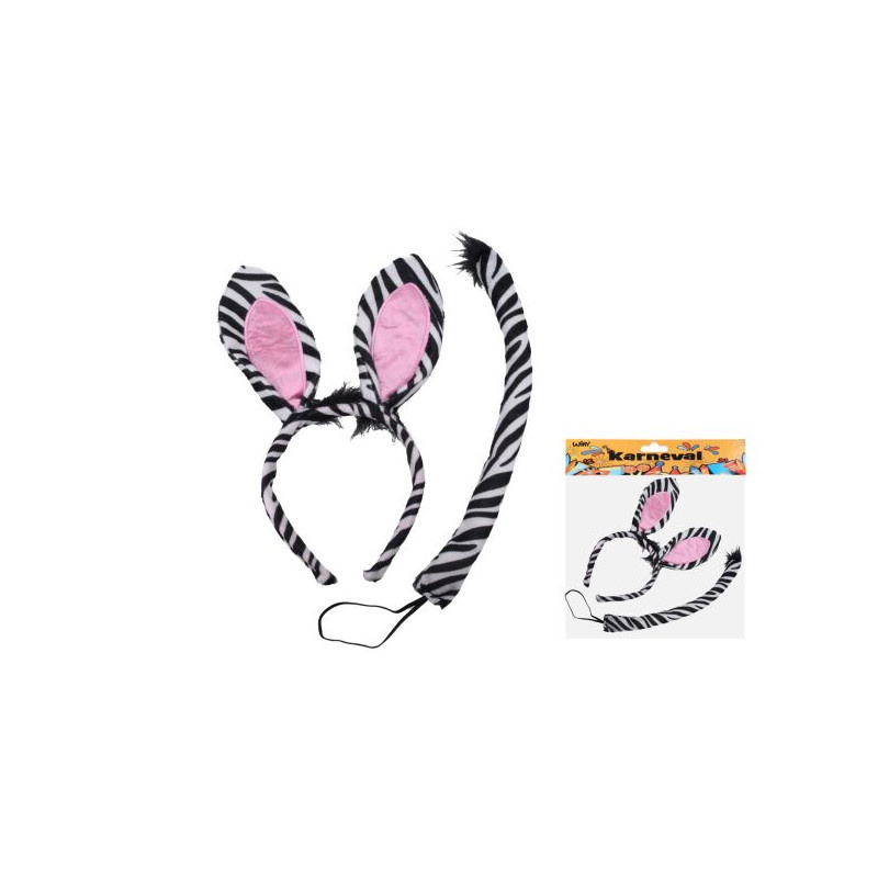 Maska set 2 ks - zebra