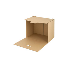 Archivační kontejner Emba sběrný / přírodní hnědá