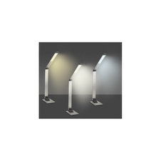 Lampa LED stmívatelná - stříbrná