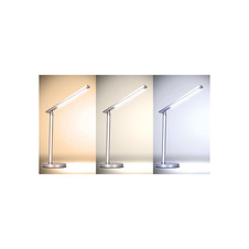 Lampa LED stmívatelná - stříbrná