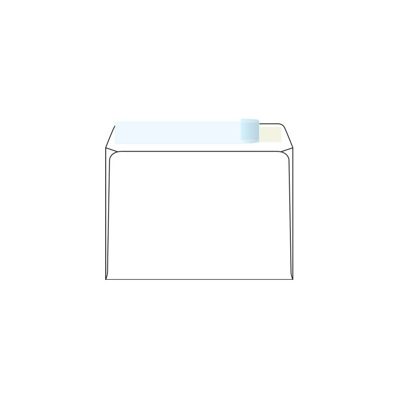 Obálky C6 samolepicí s krycí páskou - bez okénka / 1000 ks