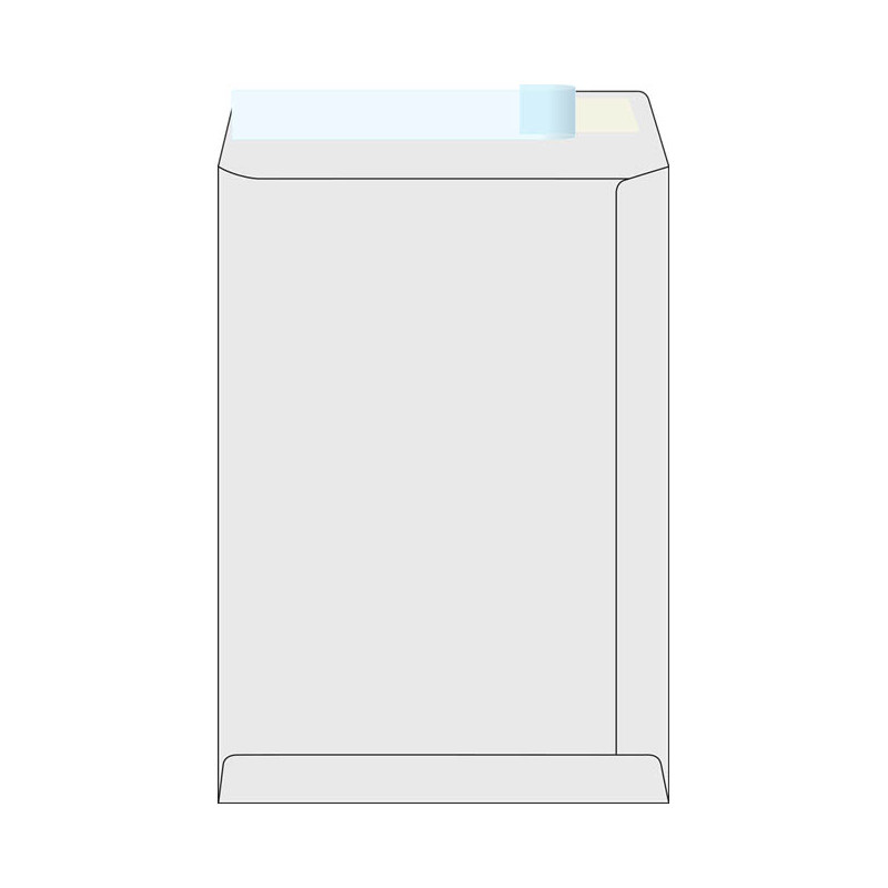 Obchodní tašky C4 samolepicí recyklované s krycí páskou - 250 ks