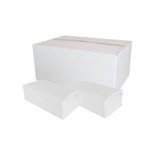 Papírové ručníky skládané Z-Z PrimaSOFT bílé / 2-vrstvé / 150 ks