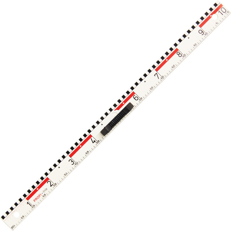 Magnetické pravítko na tabuli WISSNER - 100 cm / bílá