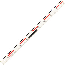 Magnetické pravítko na tabuli WISSNER - 100 cm / bílá