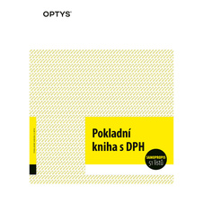 Optys 1014 pokladní kniha s DPH 2 x 25 listů NCR A4