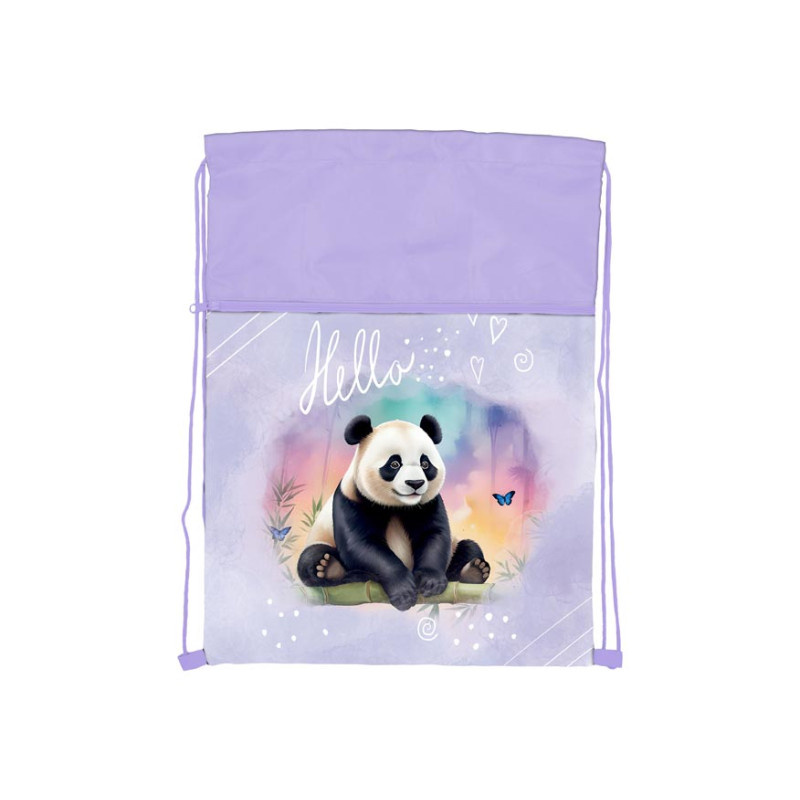 Sáček na přezůvky - panda