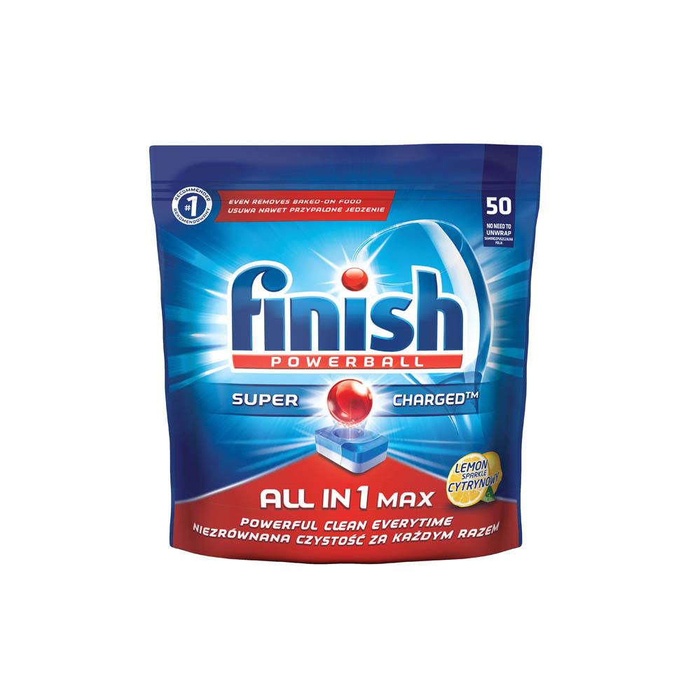 Finish – prostředky do myčky - tablety all in 1 / 50 ks / citron