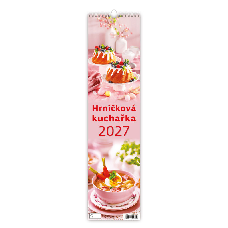Kalendář nástěnný vázankový - Hrníčková kuchařka / N190