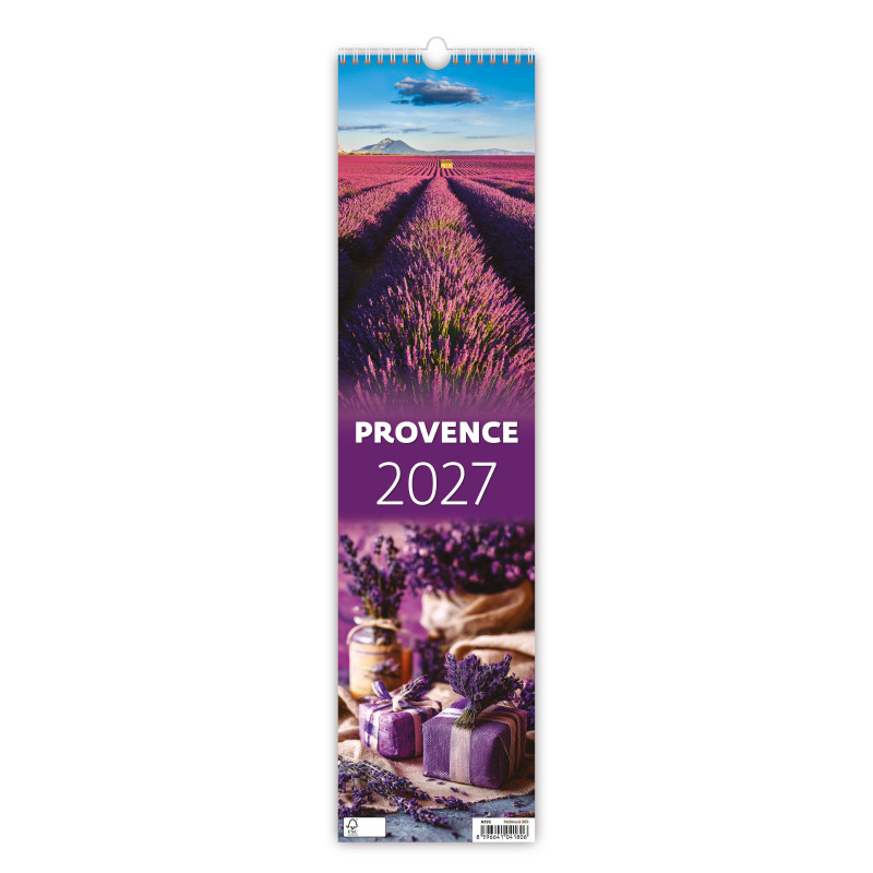 Kalendář nástěnný vázankový - Provence / N195
