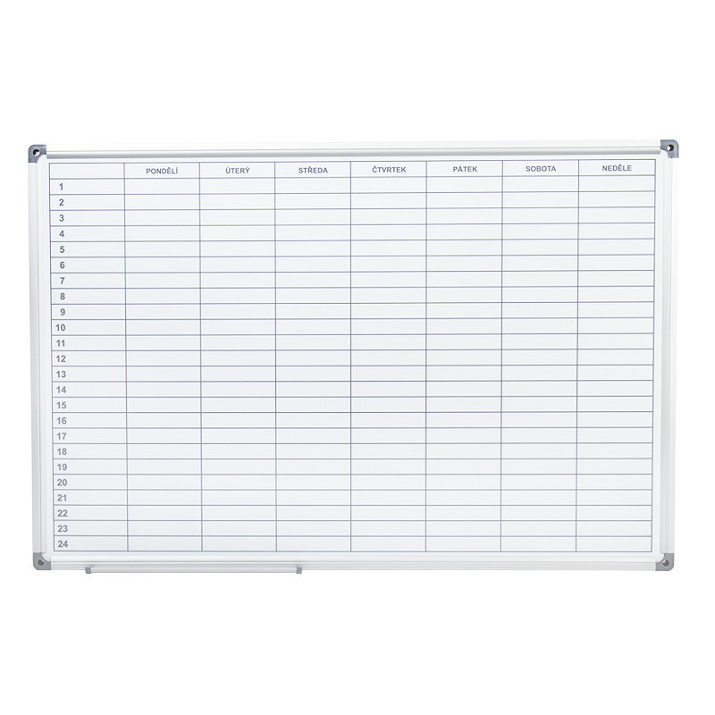 Plánovací tabule - týdenní 60 x 90 cm