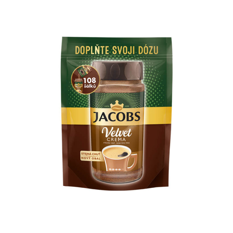 Náhradní náplň káva Jacobs Velvet / 180 g