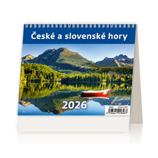 Kalendář stolní MINI České a slovenské hory / SM09