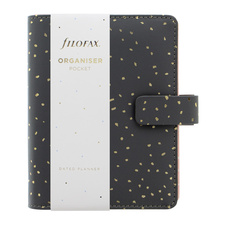 Diář Filofax Confetti - kapesní / Charcoal