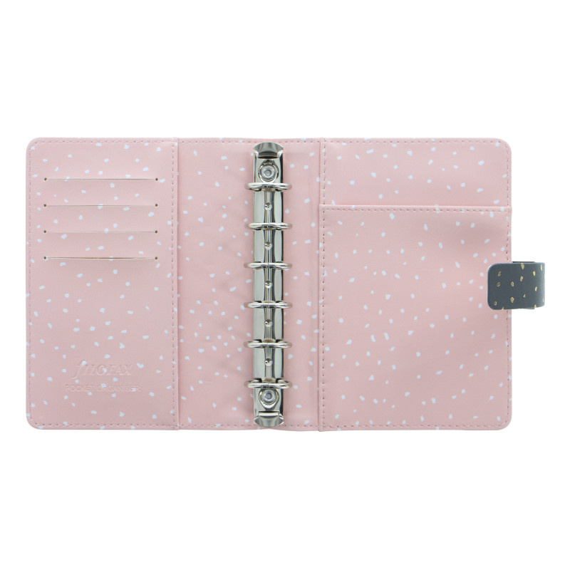 Diář Filofax Confetti - kapesní / Charcoal