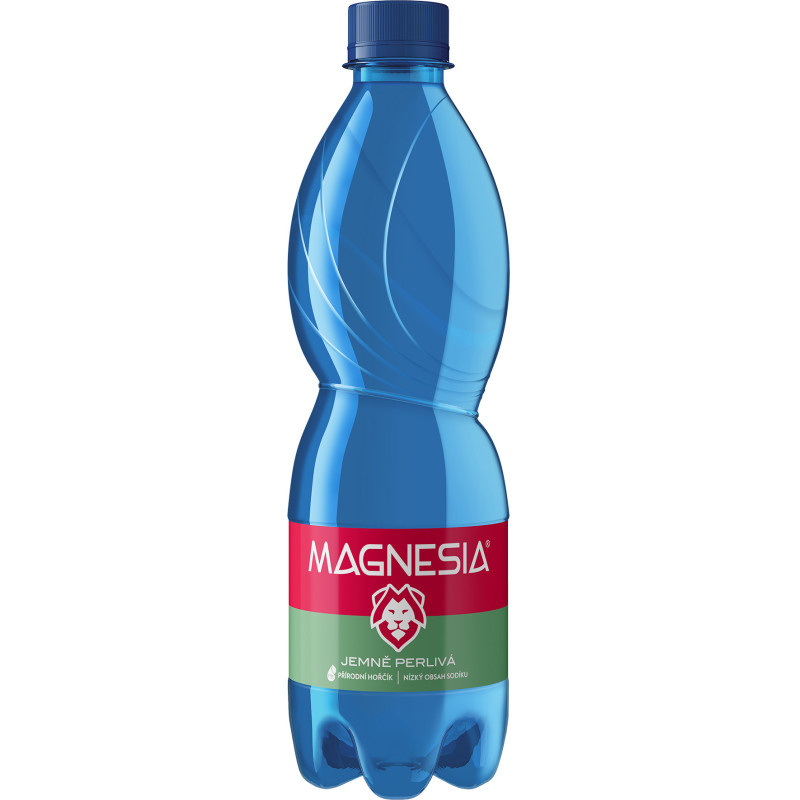 Magnesia minerální voda přírodní - jemně perlivá / 0,5 l