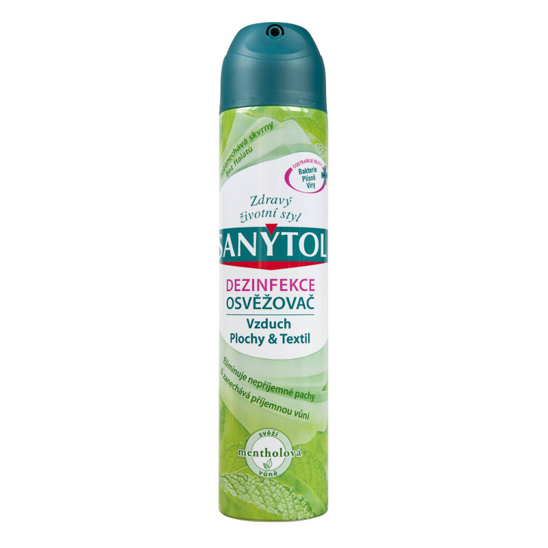 Sanytol mentolový dezinfekční osvěžovač spray 300 ml