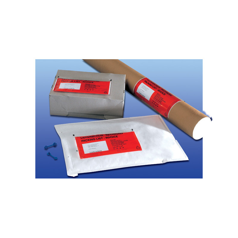 Obálky samolepicí na zásilky - C6 / 175 mm x 130 mm / červené