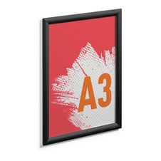 Rámeček hliníkový Durable A3 - černá