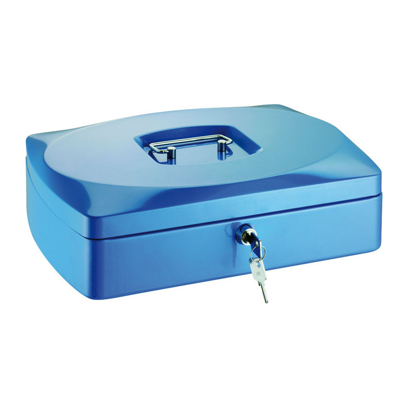 Pokladna - modrá / 85 mm x 160 mm x 205 mm
