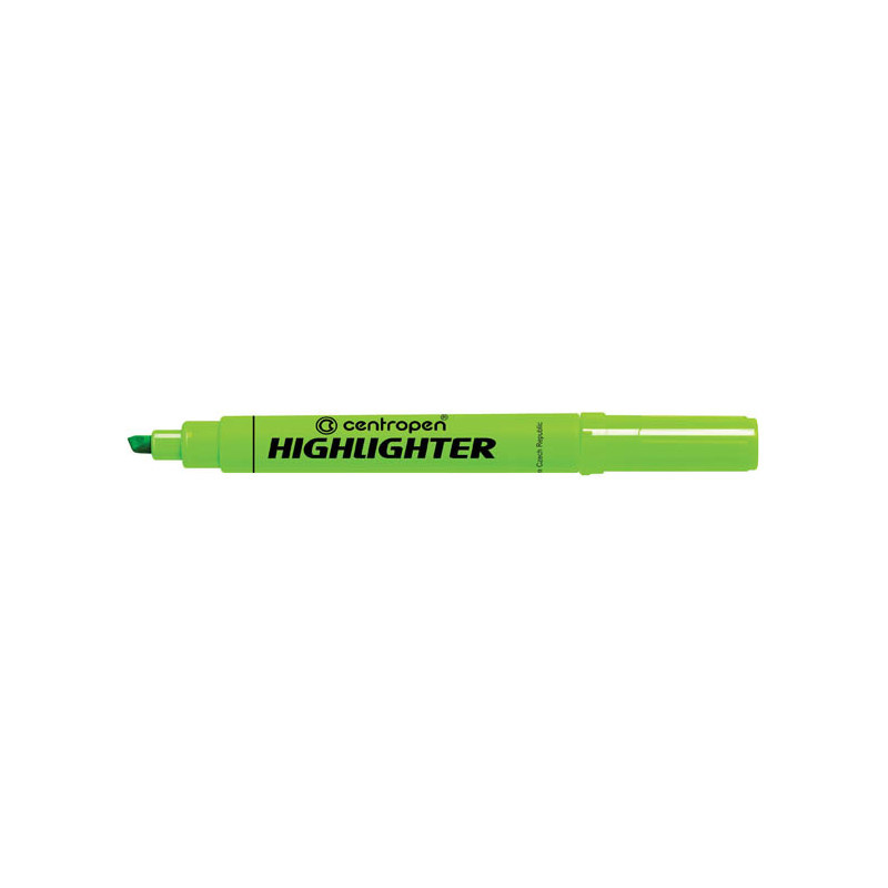 Zvýrazňovač Centropen HIGHLIGHTER 8552 / zelená