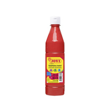 Tekuté temperové barvy JOVI PREMIUM v lahvi - 500 ml / červená