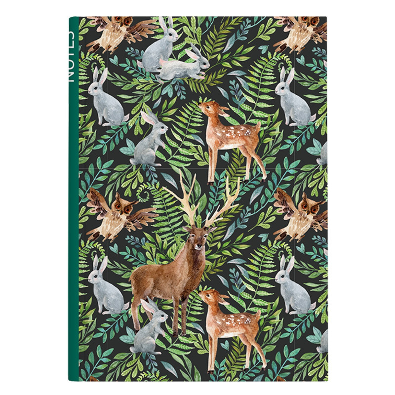 Kniha záznamní A5 - linka / 100 l / les