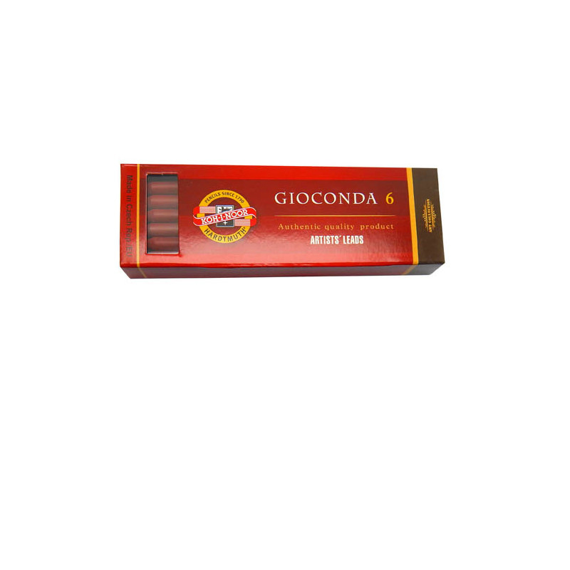 Umělecké uhly - umělý uhel 4373 / hnědočervená / 6 ks