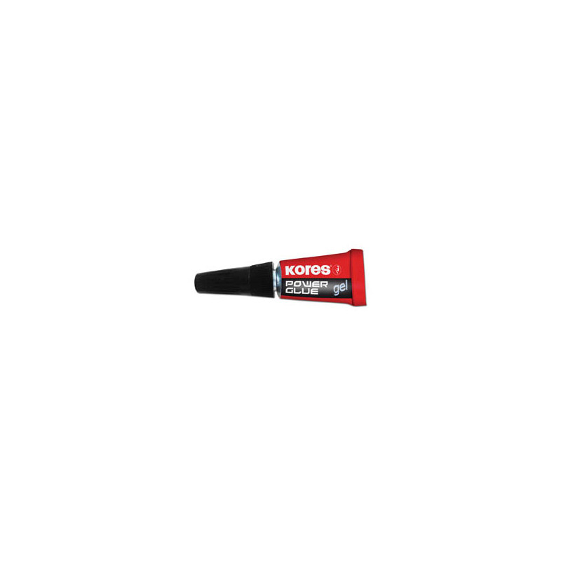 Vteřinová lepidla Kores - Power Glue gel 3 x 1g