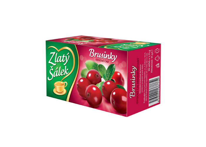 Čaj Zlatý šálek ovocný - brusinky