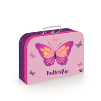 Školní kufřík - Motýl / růžová