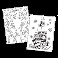 Sada křídových popisovačů UNI - Vánoční sada Nordic 1,8 - 2,5 mm / mix barev