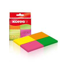 Samolepicí bločky Kores Multicolor - 40 mm x 50 mm / 4 ks