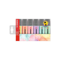 Zvýrazňovač STABILO® BOSS ORIGINAL PASTEL / sada 6 ks