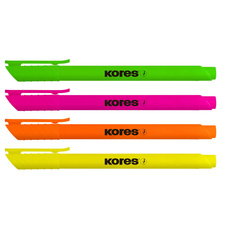 Zvýrazňovač Kores High Liner / sada 4 ks