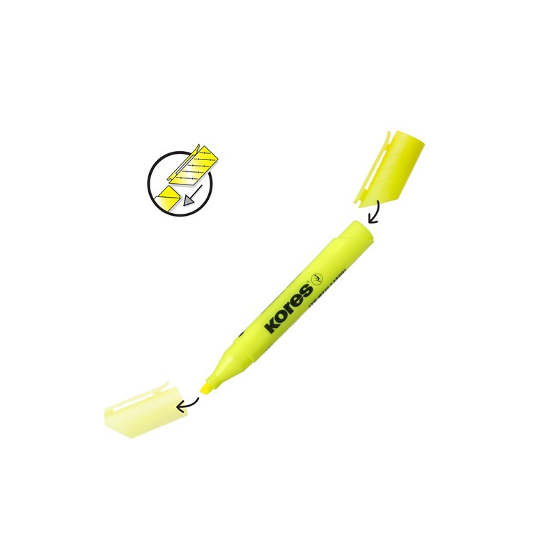Zvýrazňovač Kores High Liner PLUS / sada 4 ks