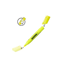 Zvýrazňovač Kores High Liner PLUS / sada 4 ks