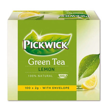 Čaj Pickwick - Green Tea Lemon / 100 ks