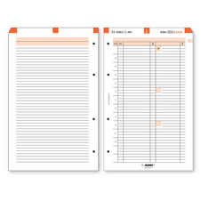 Náhradní vložky do diářů ADK - A5 / denní plány